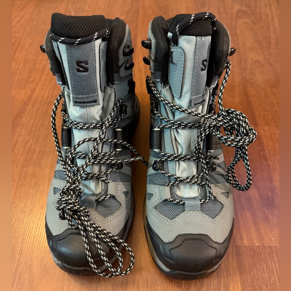 Salomon Gray and Black Winter Boots - Picture 4 of 11